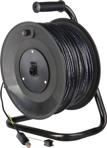 MX UTP CAT 6 cable Extension reel with RJ 45 Male connector with metal  shell - 100 Mtr. MX 4028A - ITGlobal